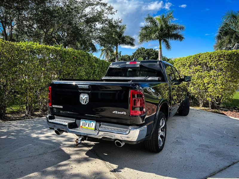 Tail Light Overlays - 2019-2022 RAM 1500 (w/ Blind Spot and Cross Path Detection) - StickerFab