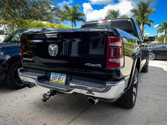 Tail Light Overlays - 2019-2022 RAM 1500 (w/ Blind Spot and Cross Path Detection) - StickerFab