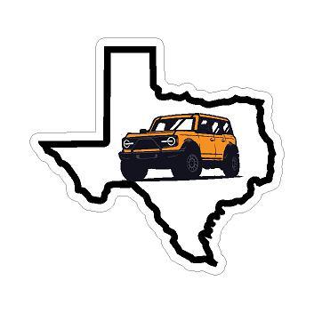 Texas 6th Gen 3.5" Sticker - Universal - StickerFab