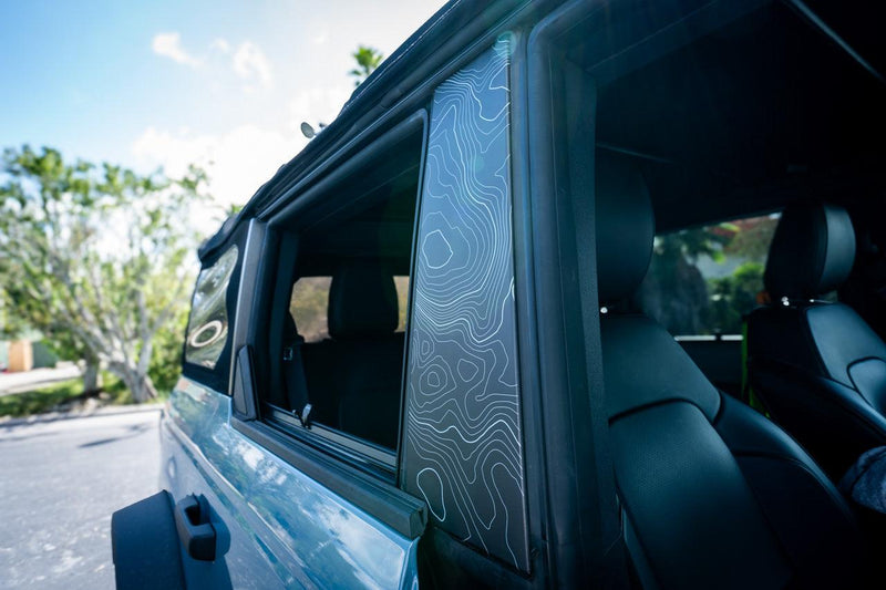 Topo B Pillar Protection Kit (Printed Series) - 2021+ Bronco - StickerFab