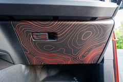 Topo Glovebox Overlay Kit (Printed Series) - 2021+ Bronco - StickerFab