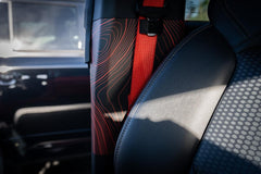 Topo Seatbelt Trim Protector (Printed Series) - 2021+ Bronco 4 Door - StickerFab