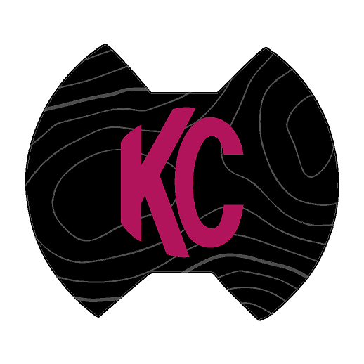 KC HiLITES 6" SlimLite LED Cover Topo Overlays - Universal