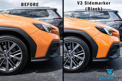 V1 V2 V3 Headlight / Front Sidemarker Overlays fits 2022+ WRX - StickerFab