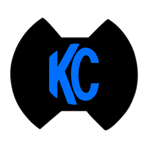 KC HiLITES 6" SlimLite LED Cover Overlays - Universal - StickerFab