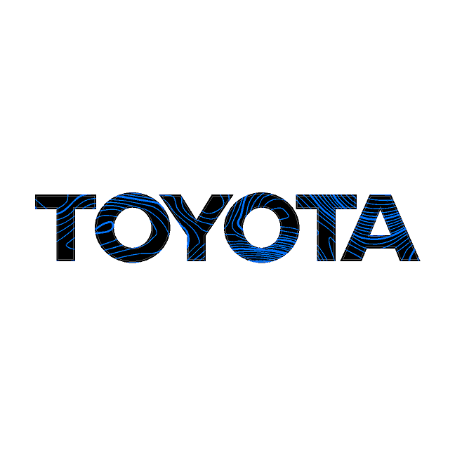 "TOYOTA" Topo Rear Tailgate Emblem Overlays - 2024+ Land Cruiser