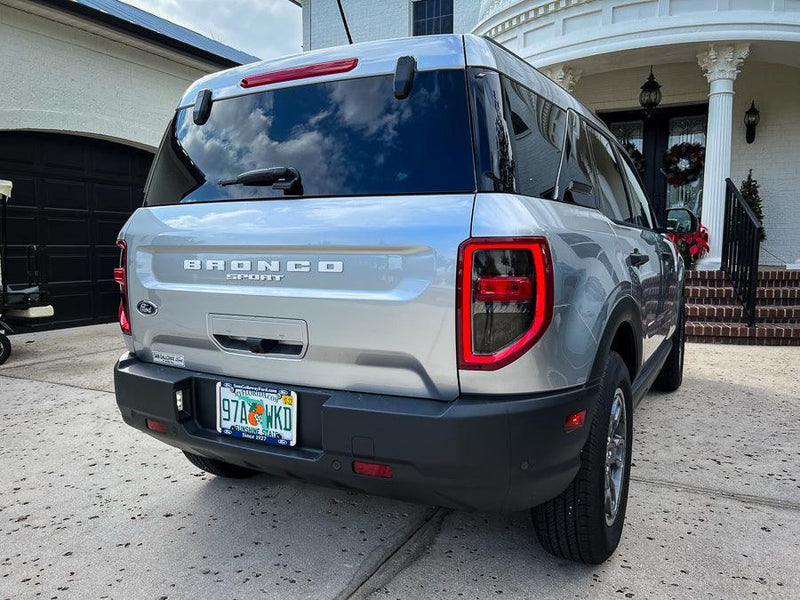 Version 1 Tail Light Overlays - 2021+ Bronco Sport - StickerFab