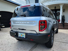 Version 1 Tail Light Overlays - 2021+ Bronco Sport - StickerFab