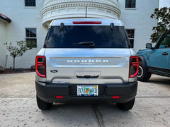 Version 1 Tail Light Overlays - 2021+ Bronco Sport - StickerFab