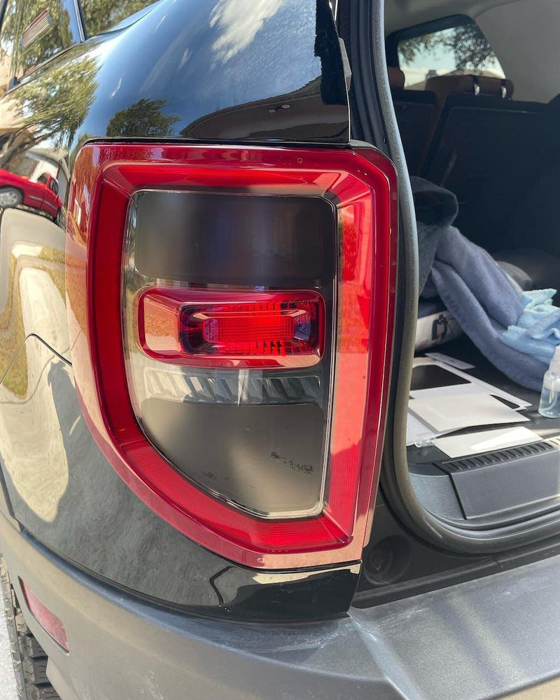 Version 1 Tail Light Overlays - 2021+ Bronco Sport - StickerFab