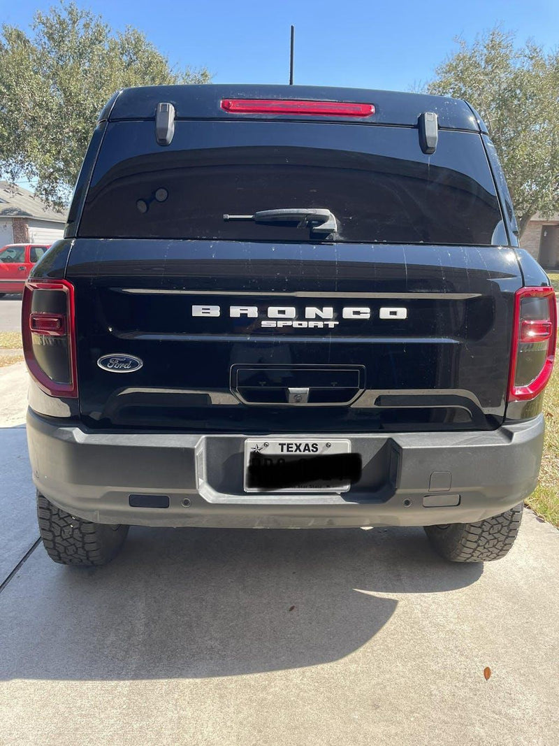 Version 1 Tail Light Overlays - 2021+ Bronco Sport - StickerFab