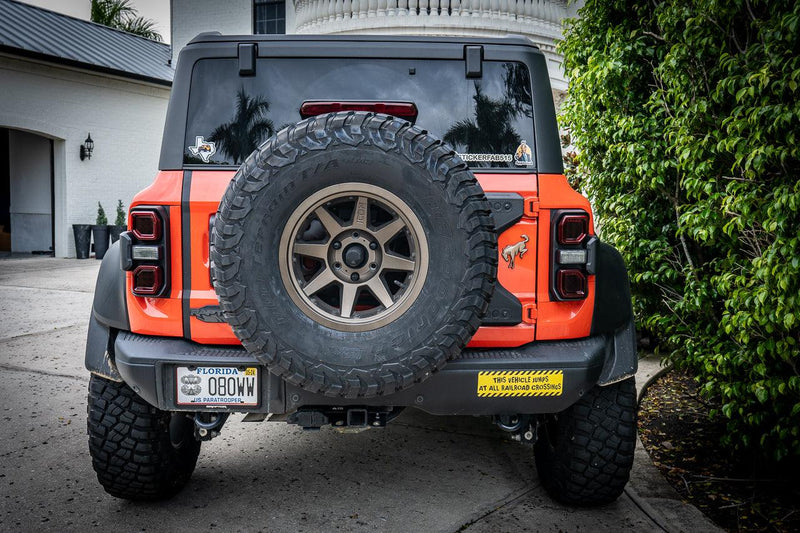 Version 1R Tail Light Overlays - 2021+ Bronco Raptor - StickerFab