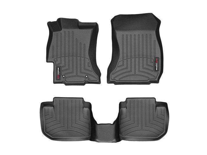 WeatherTech FloorLiner Floor Mats (Front and Rear) - 2015-2021 WRX / STI - StickerFab