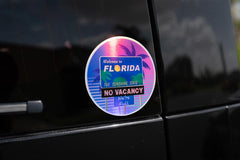 Welcome to Florida No Vacancy We're Full Sticker 3.5