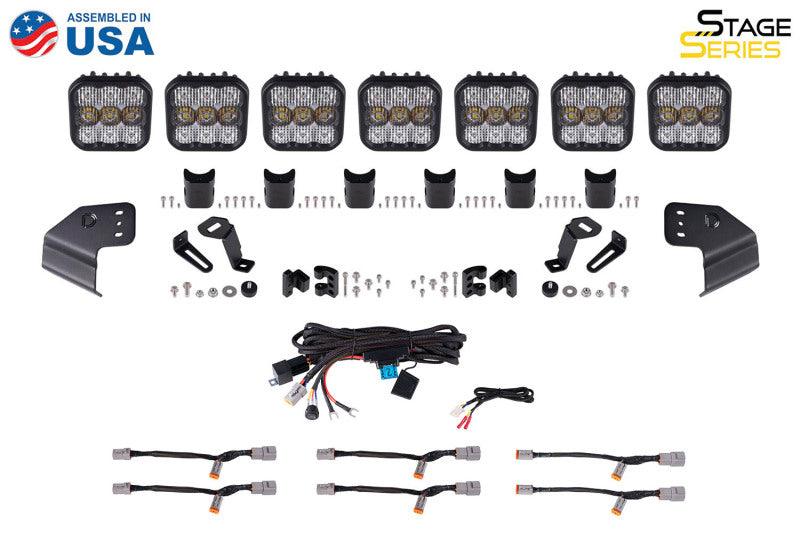 Diode Dynamics Bronco SS5 CrossLink Windshield Lightbar - 2021+ Bronco - StickerFab