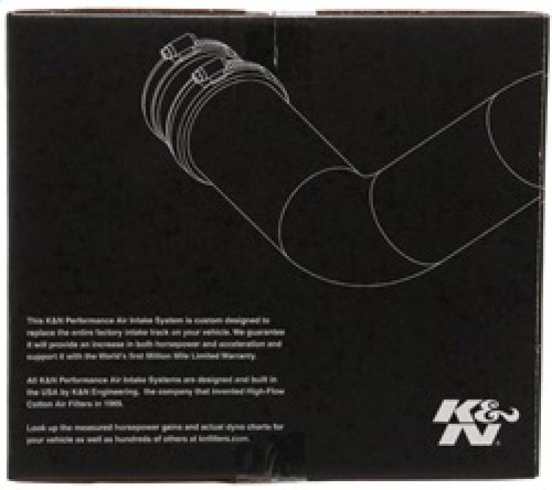 K&N High Flow Performance Intake Kit - 2012-2018 Jeep Wrangler JK V6 3.6L - StickerFab