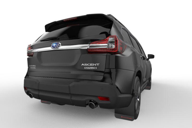 Rally Armor Black UR Mud Flap w/ White Logo - 2019+ Ascent - StickerFab