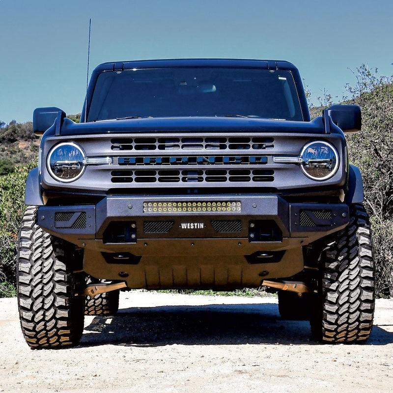 Westin Pro-Mod Front Bumper - Textured Black - 2021+ Bronco - StickerFab